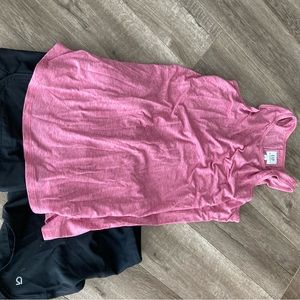 Maternity workout clothes.